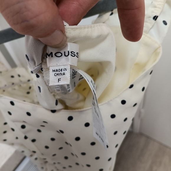 Polkadot Cropped Tank Top by Moussy - Picture 4 of 12